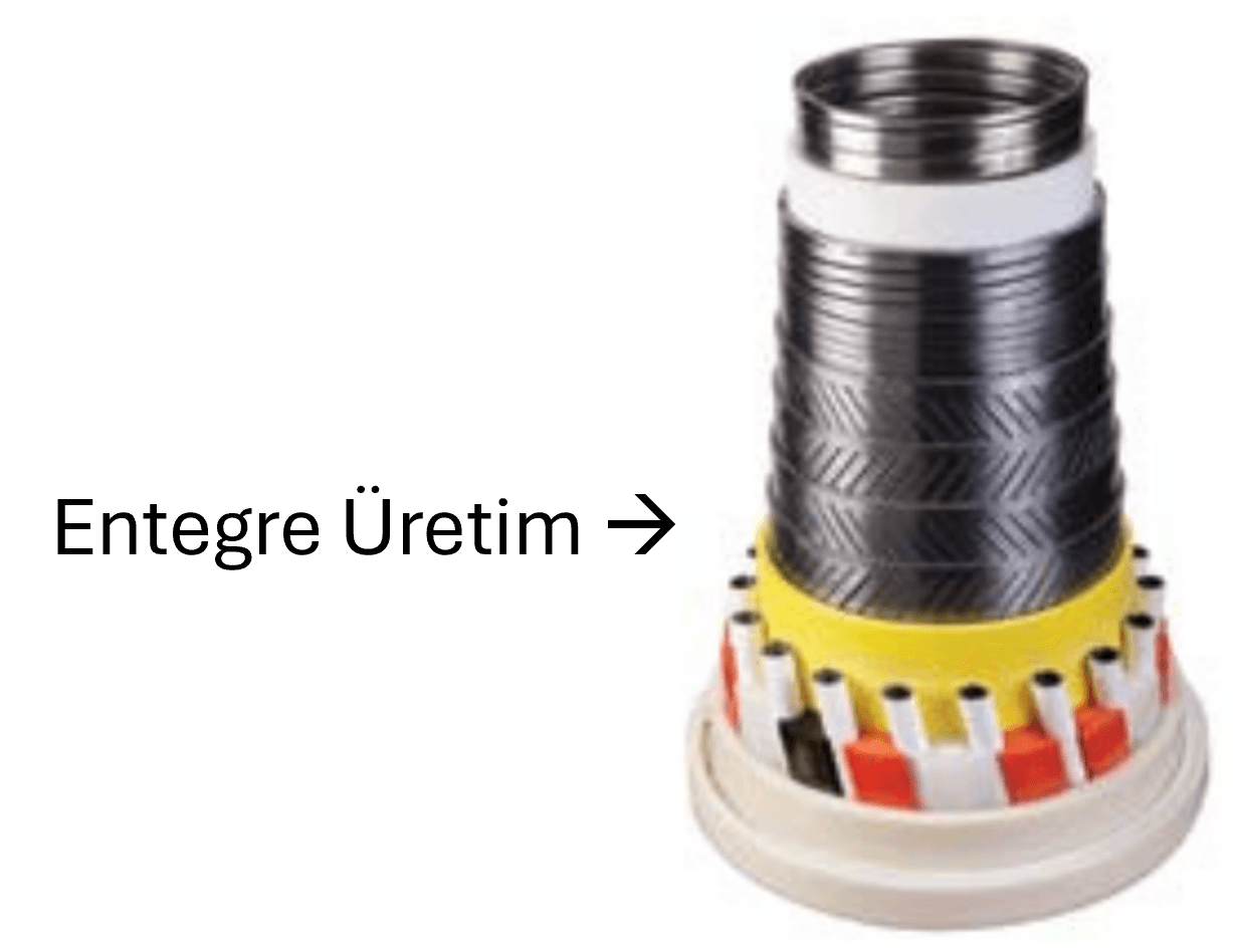 Hibrit Esnek Boru Yapısı